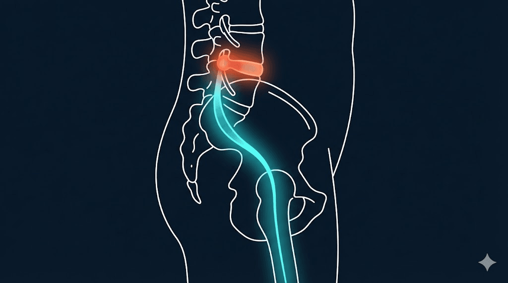 腰椎椎間盤突出衛教示意圖