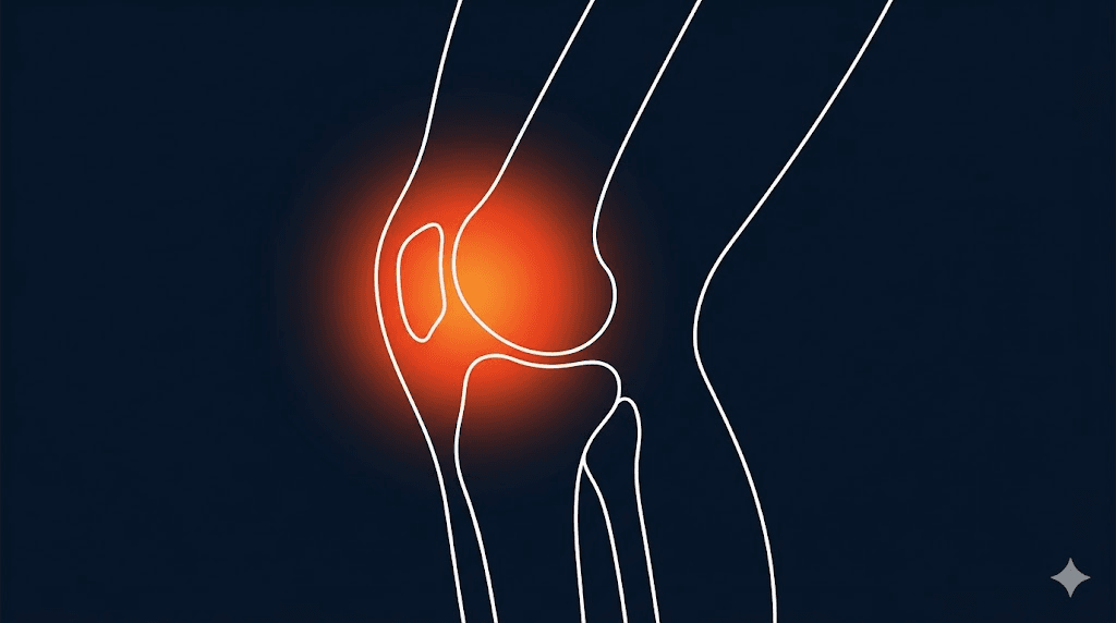 髕股關節炎衛教示意圖