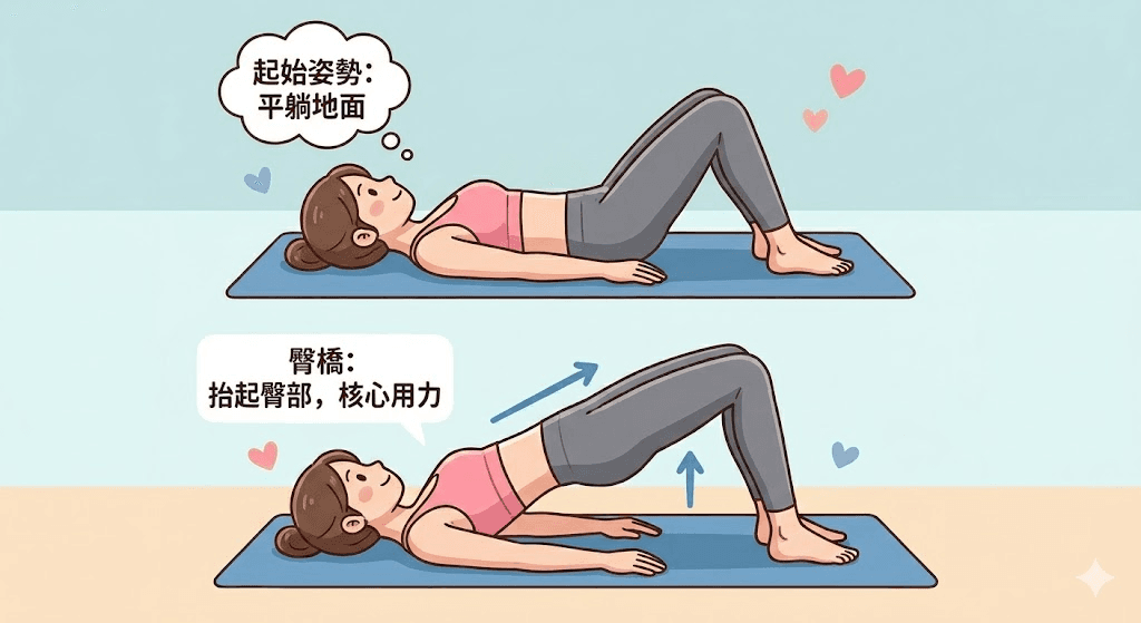 骨盆前傾 臀橋|新竹復健科吳浩瑋醫師|PRP增生治療